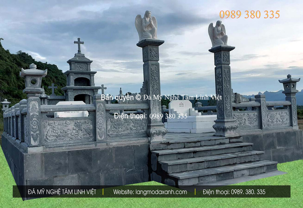 Lăng mộ đá công giáo - Đá Mỹ Nghệ Tâm Linh Việt