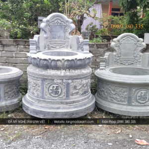 ý nghĩa phong thủy của mộ tròn bằng đá, mẫu mộ đá hình tròn đẹp tâm linh