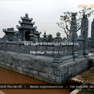 Lăng mộ đá nhỏ gọn tại Cần Thơ – phù hợp nghĩa trang đô thị