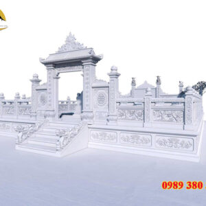 Mẫu cổng đá đẹp TP. Đà Nẵng bằng đá xanh tự nhiên nguyên khối